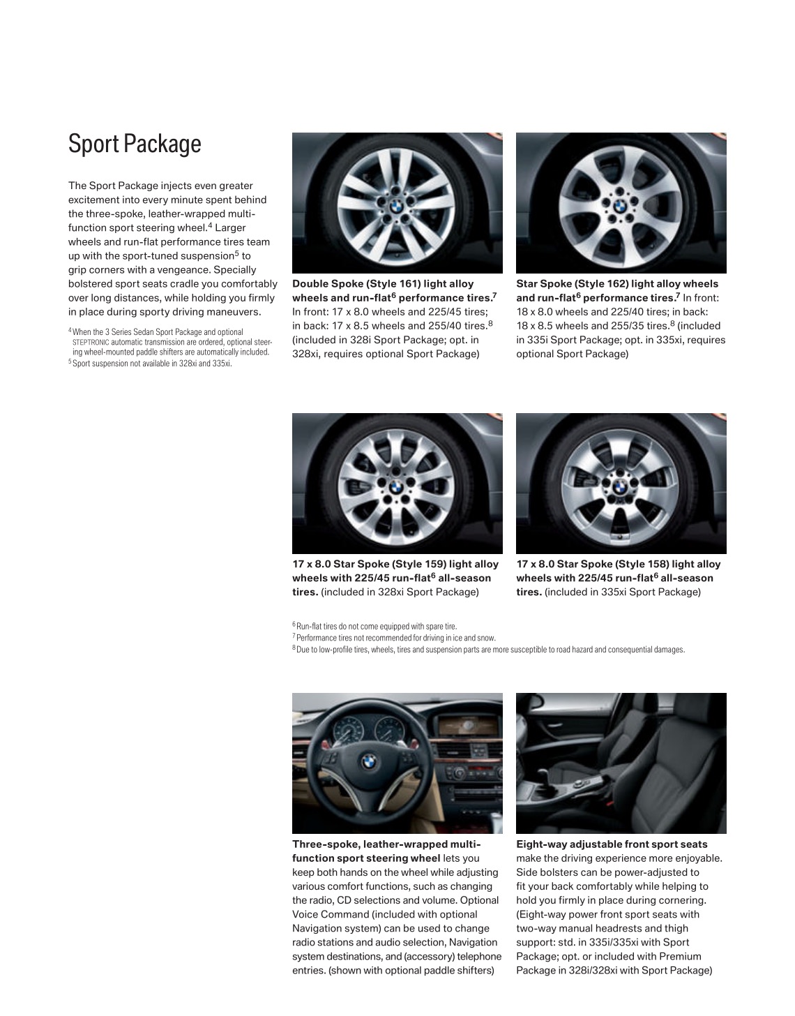 2008 BMW 3-Series Sedan Brochure Page 8